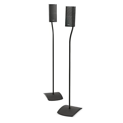 #ad BOSE BOSE UFS 20 Series II UNIVERSAL FLOORSTANDS Speaker Stand Black $175.17