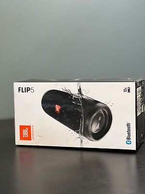 #ad GENUINE JBL Flip 5 Portable Bluetooth Speaker IPX7 Waterproof Black $74.99