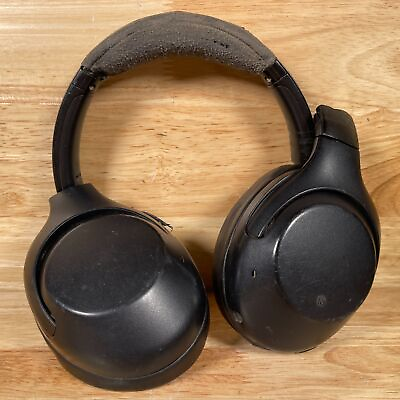 #ad Sony Black Bluetooth Wireless Over The Ear Noise Canceling Headphones For Parts $22.49