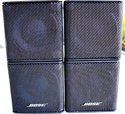 #ad Set of 2 Bose Jewel Double Cube Speakers Black $129.98