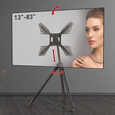 #ad Barkan Tripod Easel 13 83 inch with Tilt and Height Adjustment TV Stand $119.90