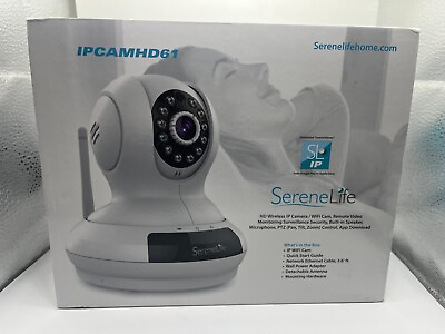 #ad IPCAMHD61 Serenelife Home HD Wireless IP Camera WIFI Cam NIB $34.49