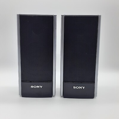 #ad 2 Sony Speakers Home Theater SS TS81 Front Speakers $13.29