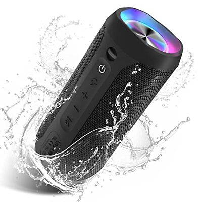 #ad EDUPLINK Portable Bluetooth Speaker Waterproof IPX7 Wireless Speaker with $43.96