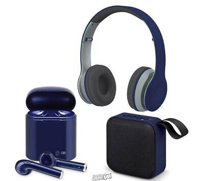 #ad iLIVE 3 Piece Bluetooth Speaker Headphones amp; Earbud Set $39.99
