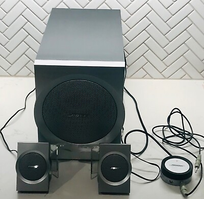 #ad Bose Companion 3 Multimedia Speaker System amp; Subwoofer With Touch Control Pad $89.99