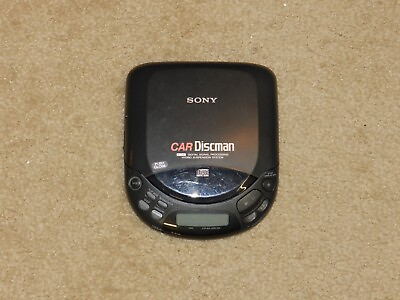 #ad Sony Car Discman D 824K Portable CD Player TESTED WORKS $54.38