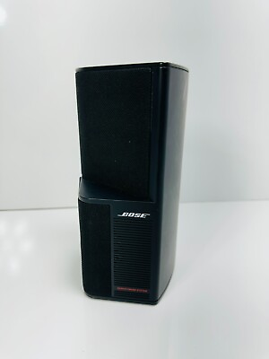#ad Bose Acoustimass Speaker System SE 5 Black Single Replacement Speaker Tested $19.99