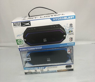 #ad Altec Lansing Everything Proof HydraBlast Bluetooth Speaker Black $34.95