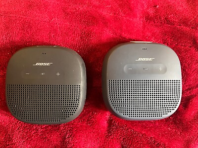 #ad 2x Bose SoundLink 423816 Micro Bluetooth : Small Portable Speaker USED $85.00