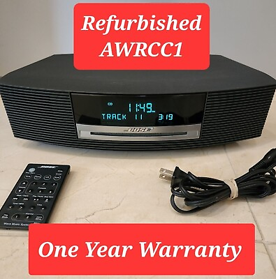 #ad Bose Wave Music System AM FM Radio and CD Player AWRCC1 *FULLY REFURBISHED* $365.00