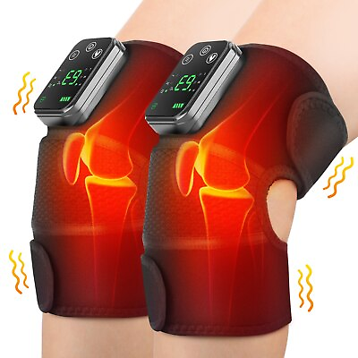 #ad Eletric Knee Massager Leg Joint Heating Elbow Shoulder Support Arthritis Knee $79.76