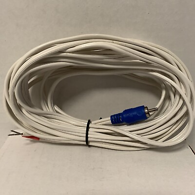 #ad OEM Bose 20ft RCA to Bare Wire Speaker Cable Acoustimass Lifestyle BLUE WHITE $17.95