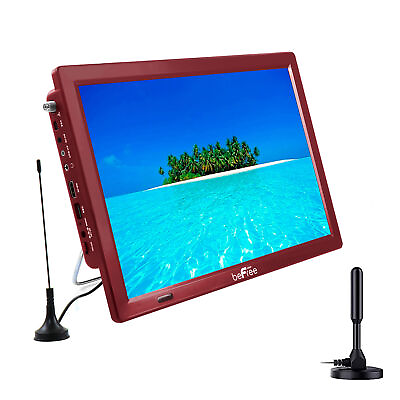 #ad beFree Sound Portable Rechargeable 14 Inch LED TV with HDMI SD MMC USB VGA $129.05