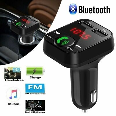 #ad Bluetooth Wireless In Car MP3 FM Transmitter Car Radio Adapter Kit 2 USB Charger $7.59