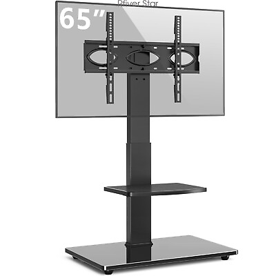 #ad Universal Swivel TV Stand with Mount for 32quot; 65quot; Flat Screens TV up to 110lbs $60.99
