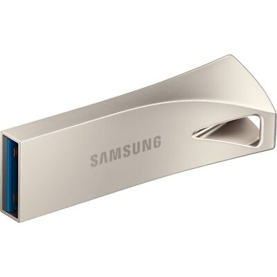 #ad Samsung BAR Plus 128GB USB 3.1 Flash Drive Champagne Silver $18.00