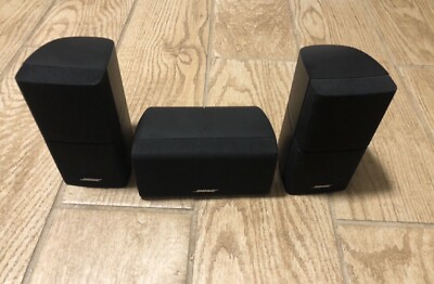 #ad 3 x Bose Lifestyle Speakers include horizontal 100 working Order no cables $139.00