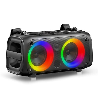 #ad Bluetooth Speaker 60W Speakers Bluetooth Wireless with Colorful Lights FM R... $98.19