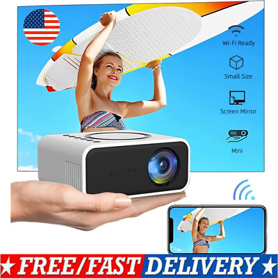 #ad YT300 LED Mobile Video Mini Projector Home Theater Media Player Kids Gift $45.09
