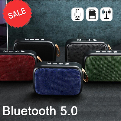 #ad Mini Wireless Bluetooth Speaker Waterproof Outdoor Stereo Bass USB TF FM Radio $6.99