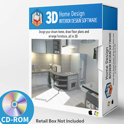 #ad NEW Sweet Home 3D Graphic Interior Design CAD Architect Software Windows Mac CD $15.99