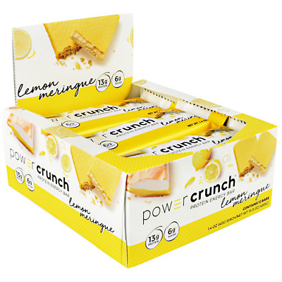 #ad Power Crunch Original HIGH PROTEIN WAFER ENERGY BAR 12 Bars Box All Flavors $29.99
