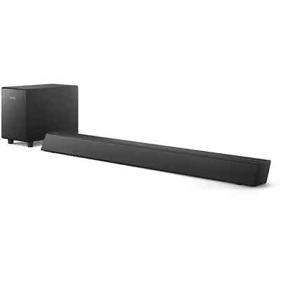 #ad Philips Sound Bar Speaker B5306 5000 Series 2.1 Channel NO REMOTE NO SUBWOOFER $39.87