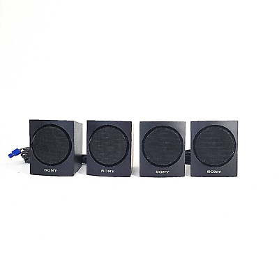 #ad Set of 4 Sony Surround Sound Speakers SS TS107 $38.00