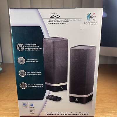 #ad Logitech Z 5 Desktop Stereo Speakers for Mac and PC USB Connection $117.00