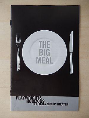 #ad 2012 Peter Jay Sharp Theatre Playbill The Big Meal Anita Gillette $15.96