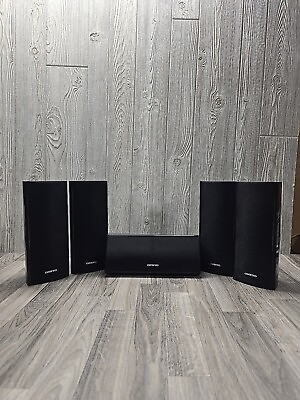 #ad Onkyo Surround Sound Speaker Set Of 5. Skf 680 Skr 680 Skc 680 TESTED amp; WORKING $59.99