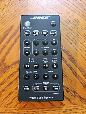 #ad Bose Authentic Extra Large Remote Control For Wave Music System AWRCC1 Black $15.30