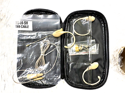 #ad OSP HS 10 Tan Interchangeable Earset Mic Kit for Shure Bodypack Wireless Systems $69.00