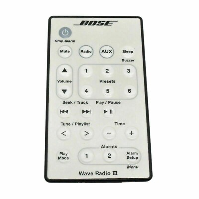 #ad 1PCS Bose wave radio III remote control white SEA $8.91