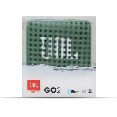 #ad JBLGO2 Wireless Speaker Portable Waterproof Dustproof Bluetooth Speaker Green $20.67