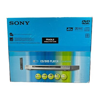 #ad New Sony Silver CD DVD Player DVP NS575P $125.00
