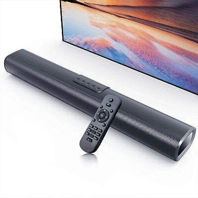 #ad Elevate TV audio: 2.1ch Sound Bar Subwoofer. 3D surround Bluetooth 5.0 $70.00
