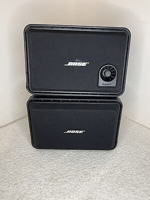 #ad Bose Lifestyle Powered Speaker System Black Set Of 2 Nice $39.96