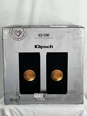 #ad KLIPSCH KD 51M Bookshelf Speakers $129.00
