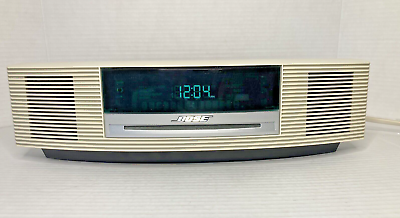 #ad Bose Wave Music System AWRCC2 AM FM CD Player White Working NO REMOTE $155.00