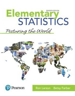 #ad Elementary Statistics: Picturing the World 7th Edition Hardcover GOOD $27.39