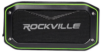 #ad Rockville ROCK ANYWHERE WaterProof Portable Bluetooth SpeakerTWS Stereo Linking $29.95