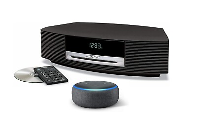 #ad Bose Wave Music System Graphite Gray with Alexa Amazon Echo Dot FREE SHIPPING $338.00