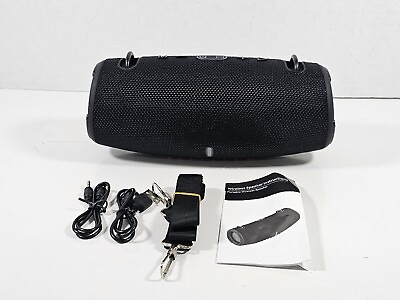 #ad Water resistant Portable Bluetooth Speaker W USB AUX and TF INPUT Black $26.00
