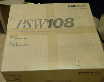 #ad Polk Audio PSW108 10quot; Powered Subwoofer 100W Peak Power Explosive Performance $200.00