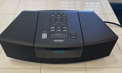 #ad Bose Wave Radio amp; CD Player Alarm Clock AWRC 1G Tested Works $134.95
