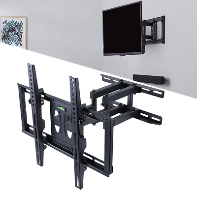 #ad Dual TV Mount Bracket Full Motion Swivel Tilt for 26 55quot; TVs VESA Low Profile $39.96