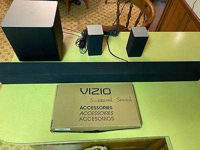 #ad VIZIO SB3851 DO Sound Bar 32quot; 5.1 Soundbar System with SubWoffer amp; 2 speakers $79.99