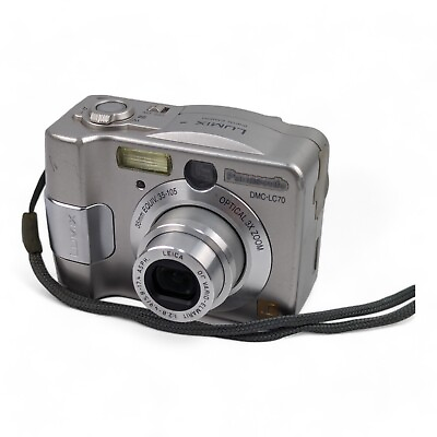 #ad Panasonic LUMIX DMC LC70 4.0MP Digital Camera Silver PARTS AU $39.99